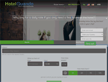 Tablet Screenshot of hotelquando.com